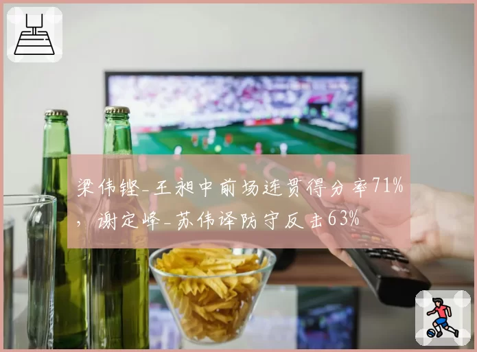 梁伟铿_王昶中前场连贯得分率71%，谢定峰_苏伟译防守反击63%